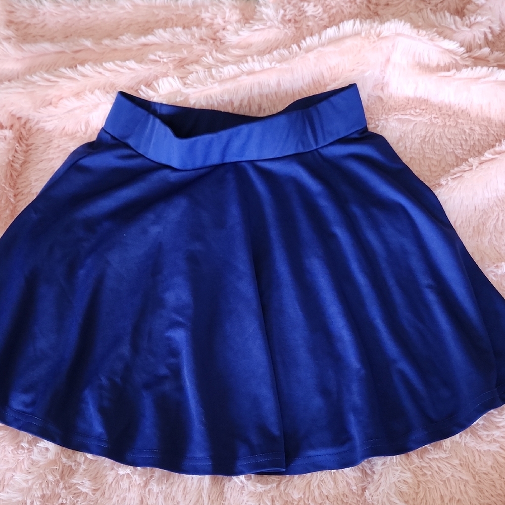 Royal Blue Circle Skirt